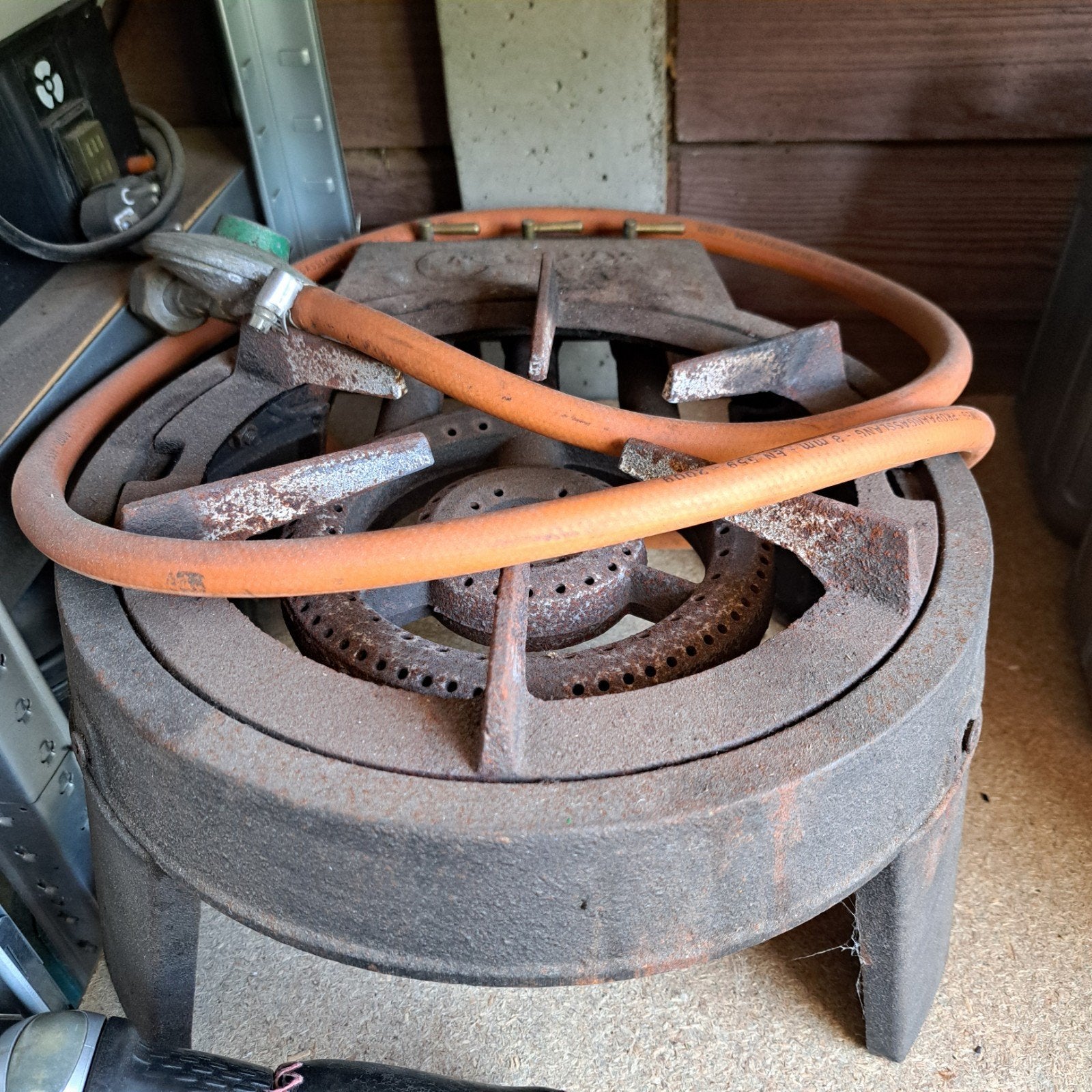 Wokbrander op gas inclusief verdeler, Ophalen