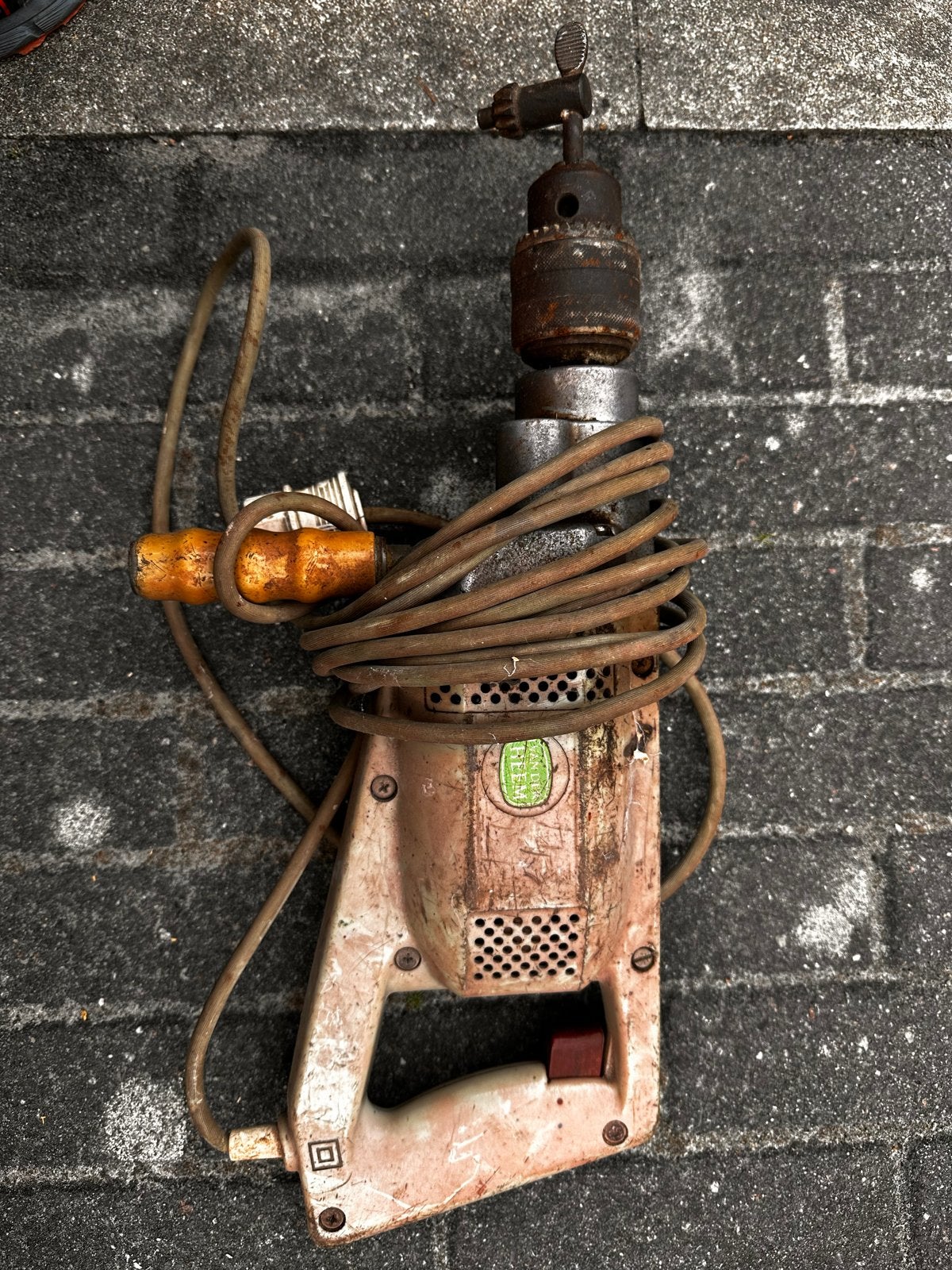 Vintage Van der Heem Boormachine - Heavy Duty, Ophalen of Verzenden