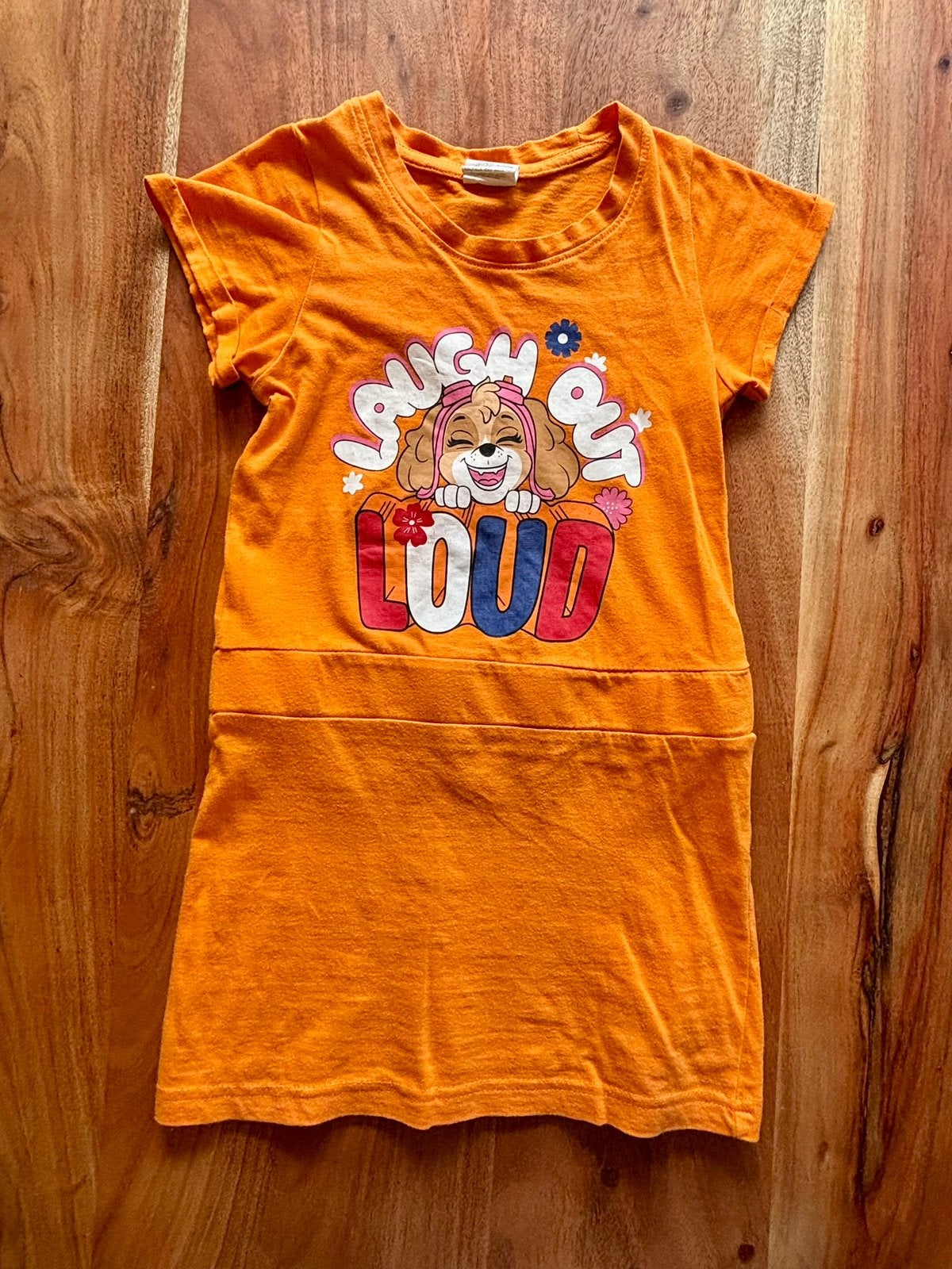 Oranje jurk Paw Patrol (Skye), maat 104/110, Kinderen en Baby's, Kinderkleding | Maat 104, Gebruikt, Meisje, Ophalen of Verzenden