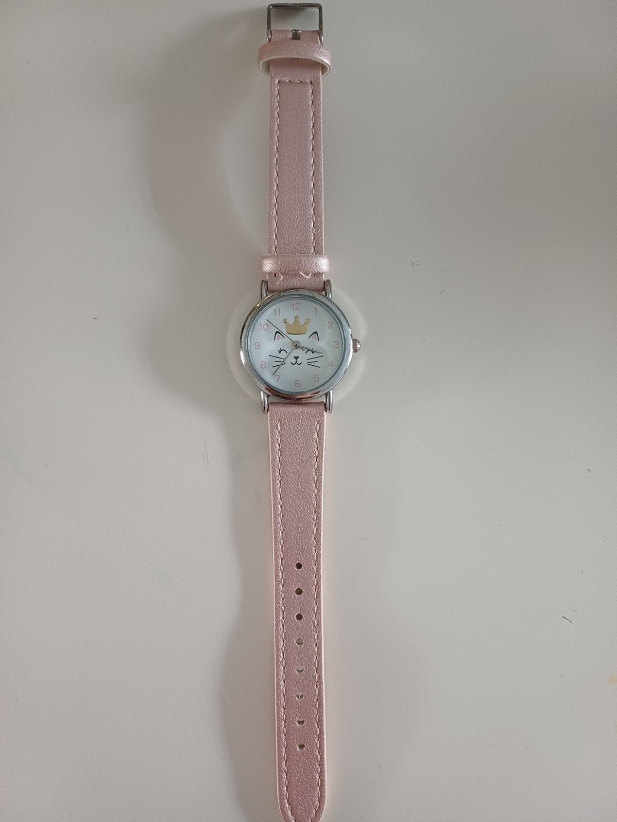 Kinderhorloge te koop!, Ophalen, Zo goed als nieuw, Roze, Meisje