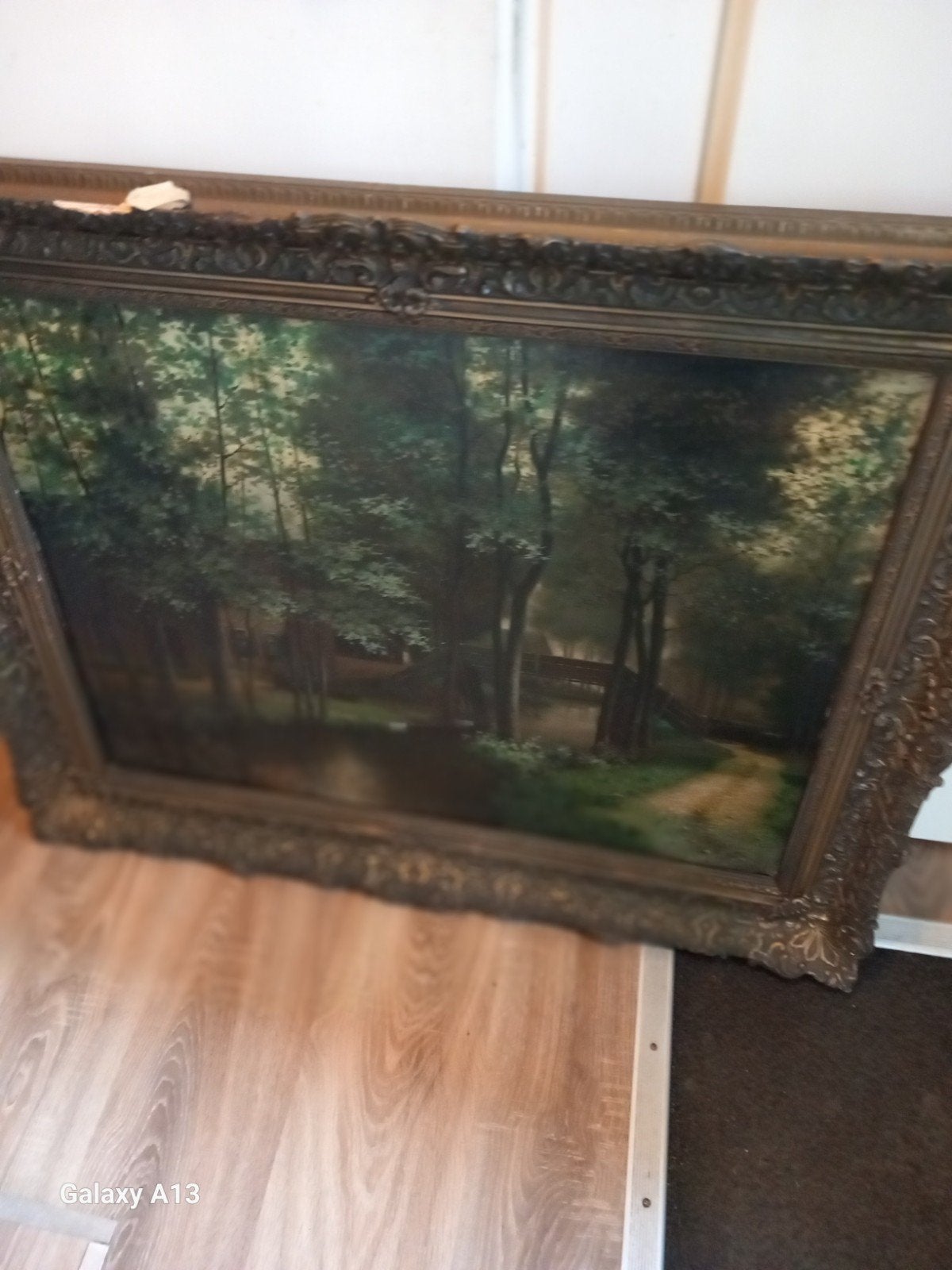 schilderij licht beschadigd prijs € 30.00, Ophalen of Verzenden