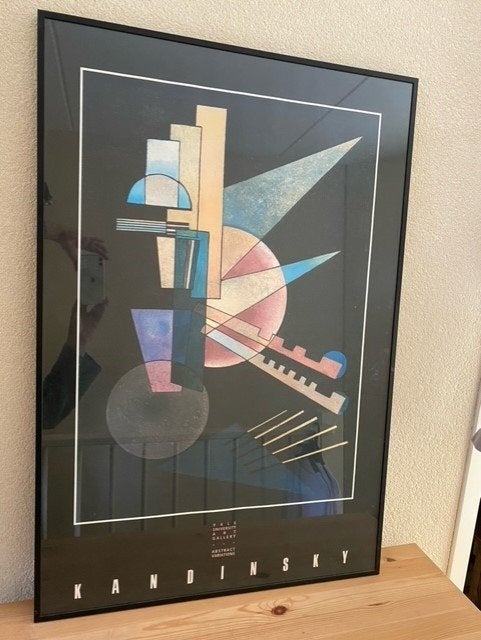 ingelijste poster Kandinsky, Ophalen, Rechthoekig Staand, Met lijst, Zo goed als nieuw
