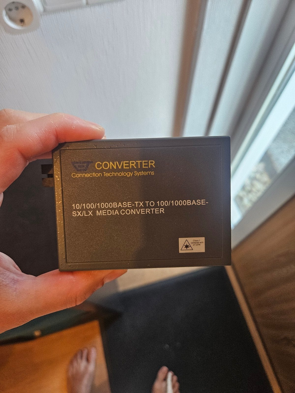 Glasvezel:Media Converter 10/100/1000BASE-TX naar SX/LX, Ophalen of Verzenden, Gebruikt