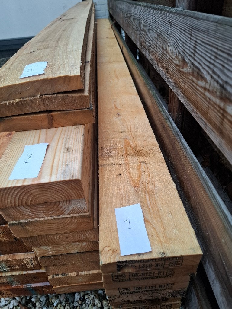 Hout binten balken, Doe-het-zelf en Verbouw, 25 tot 50 mm, Nieuw, Ophalen of Verzenden, 250 tot 300 cm