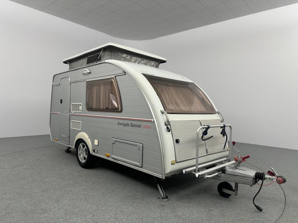 Kip Kompakt Special 37EKV Fietsendragers INCL. STALLING, Caravans en Kamperen, Caravans, Bedrijf, tot en met 2, 500 - 750 kg, Overige