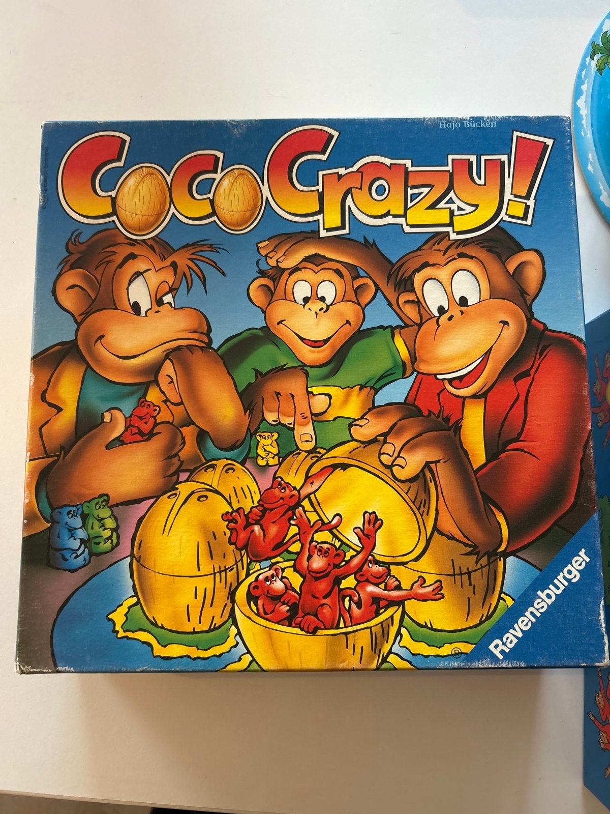 Coco Crazy! Ravensburger bordspel met apen en kokosnoten, Drie of vier spelers, Ophalen of Verzenden, Gebruikt