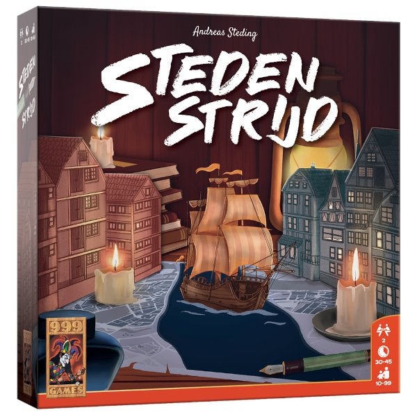 Stedenstrijd 999 Games Bordspel Nieuw, 999 Games999 Games, Nieuw, 999 Games999 Games, Ophalen of Verzenden