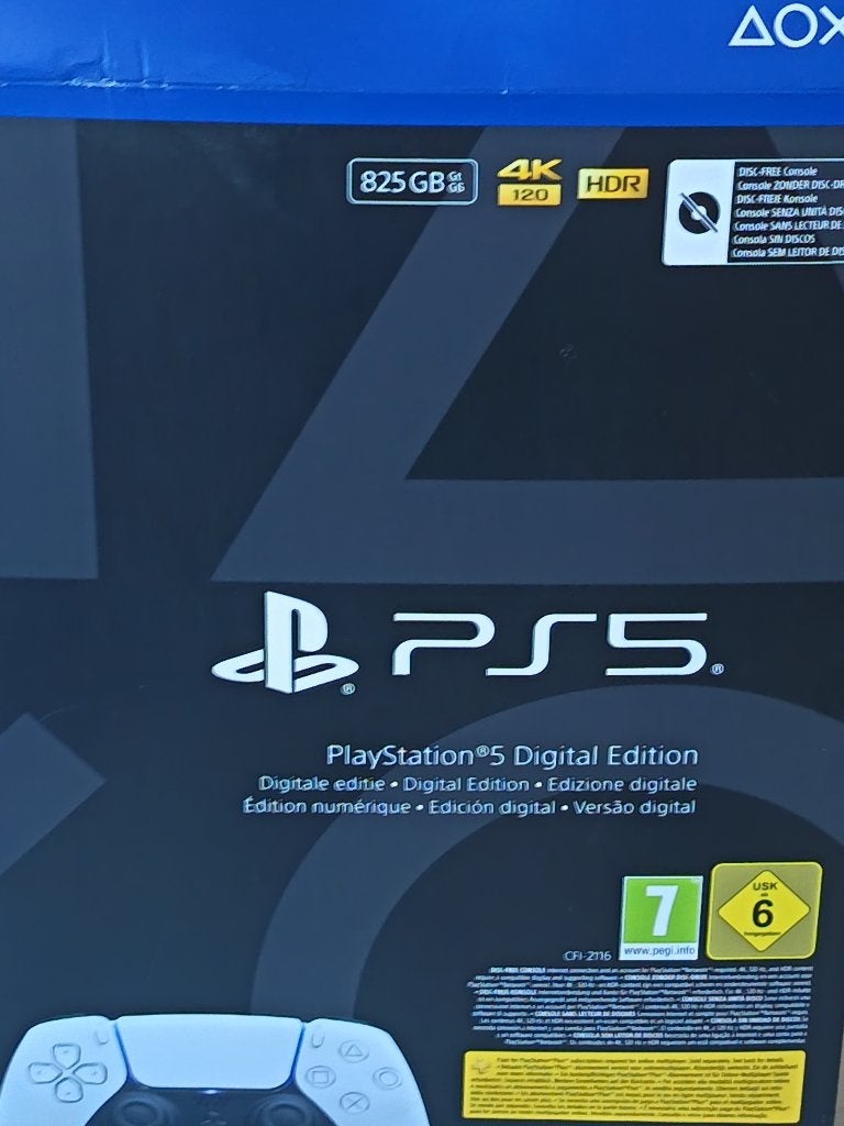 Ps5 825gb digital met black opps 7 en fifa 2026full icon, Ophalen, Zo goed als nieuw