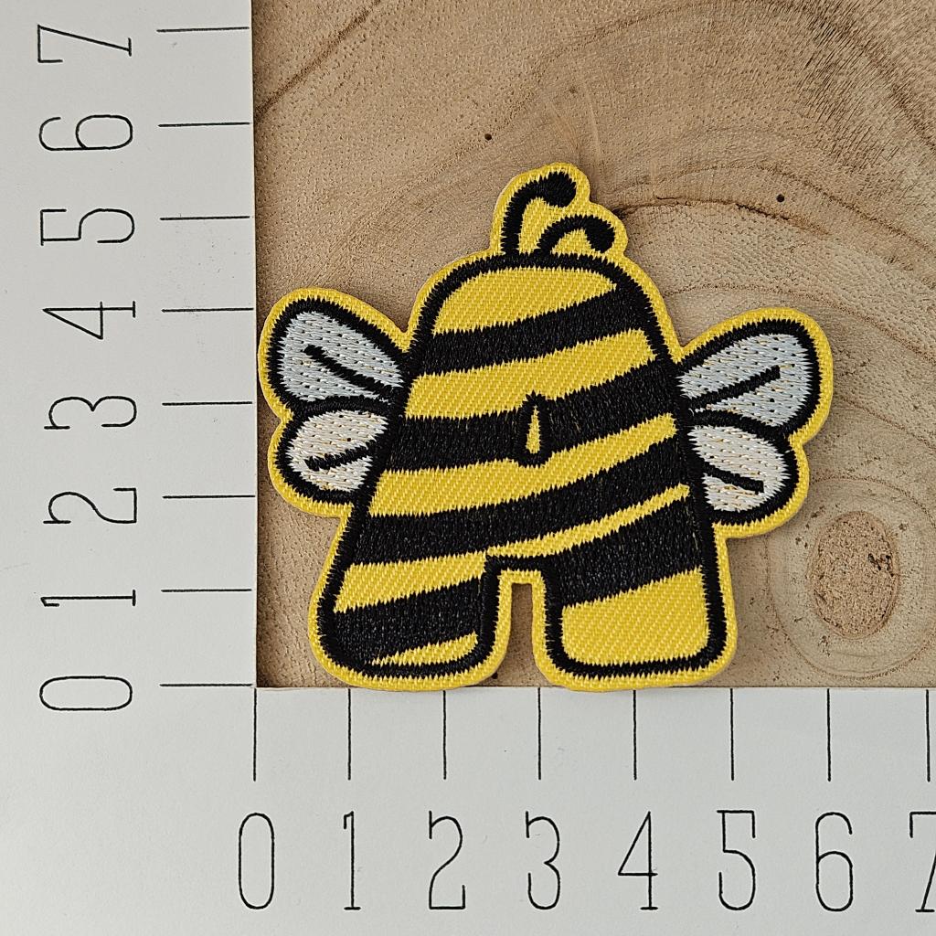 Strijk embleem applicatie Patch Bij alfabet letter A, D, Nieuw, Ophalen of Verzenden, D