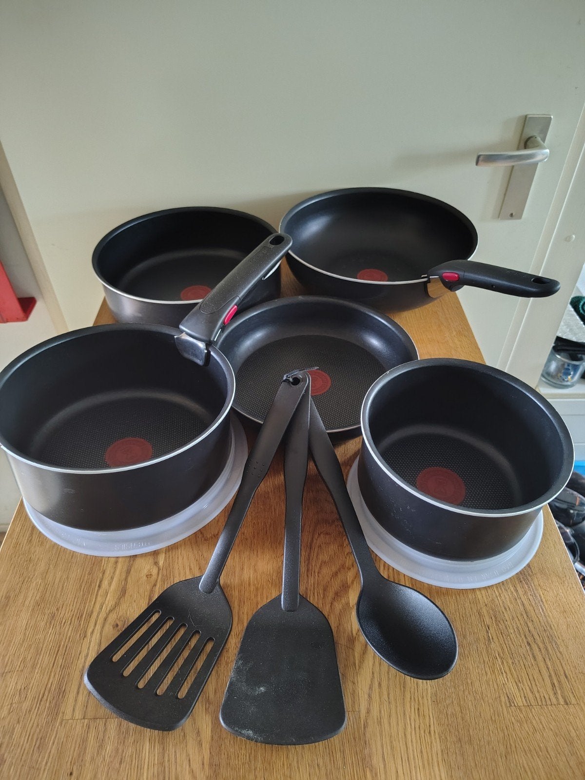Tefal Ingenio Pannenset met afneembare handvatten, Tefal, Aluminium, Pannenset, Ophalen of Verzenden