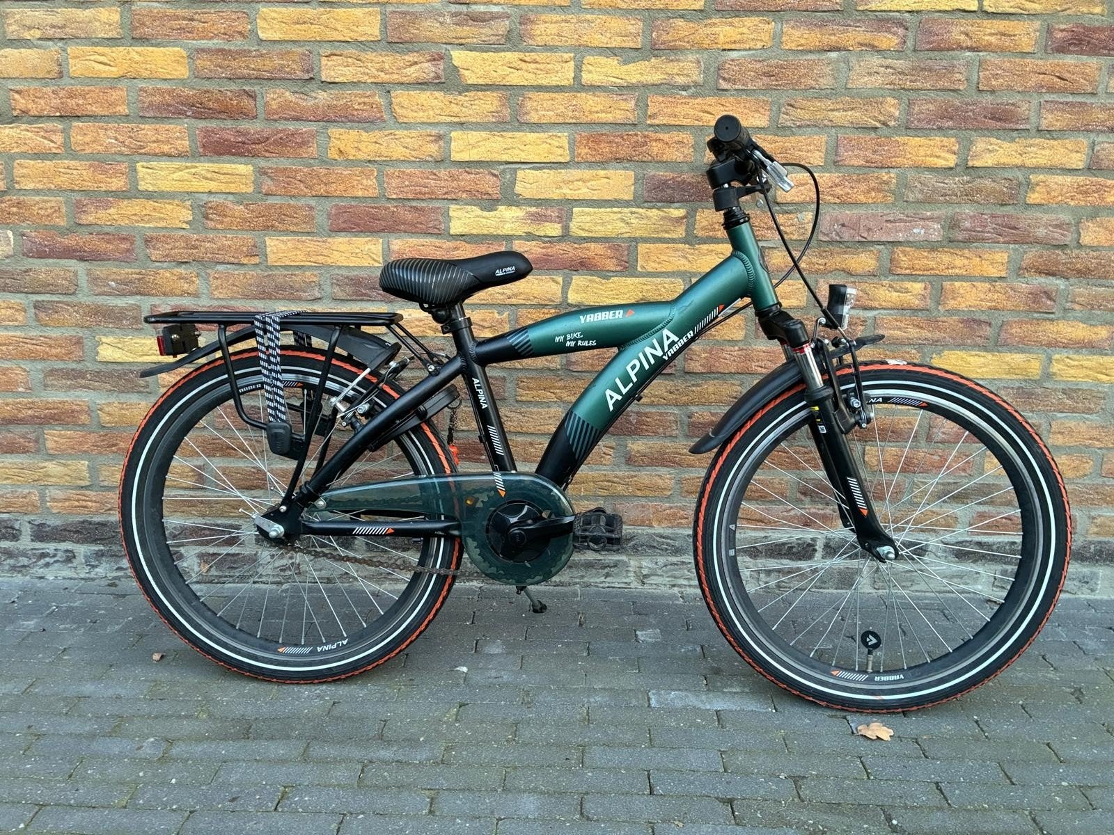 mooie Alpina Yabber kinderfiets 22 inch, Overige merken, Velgrem, Versnellingen, Zo goed als nieuw