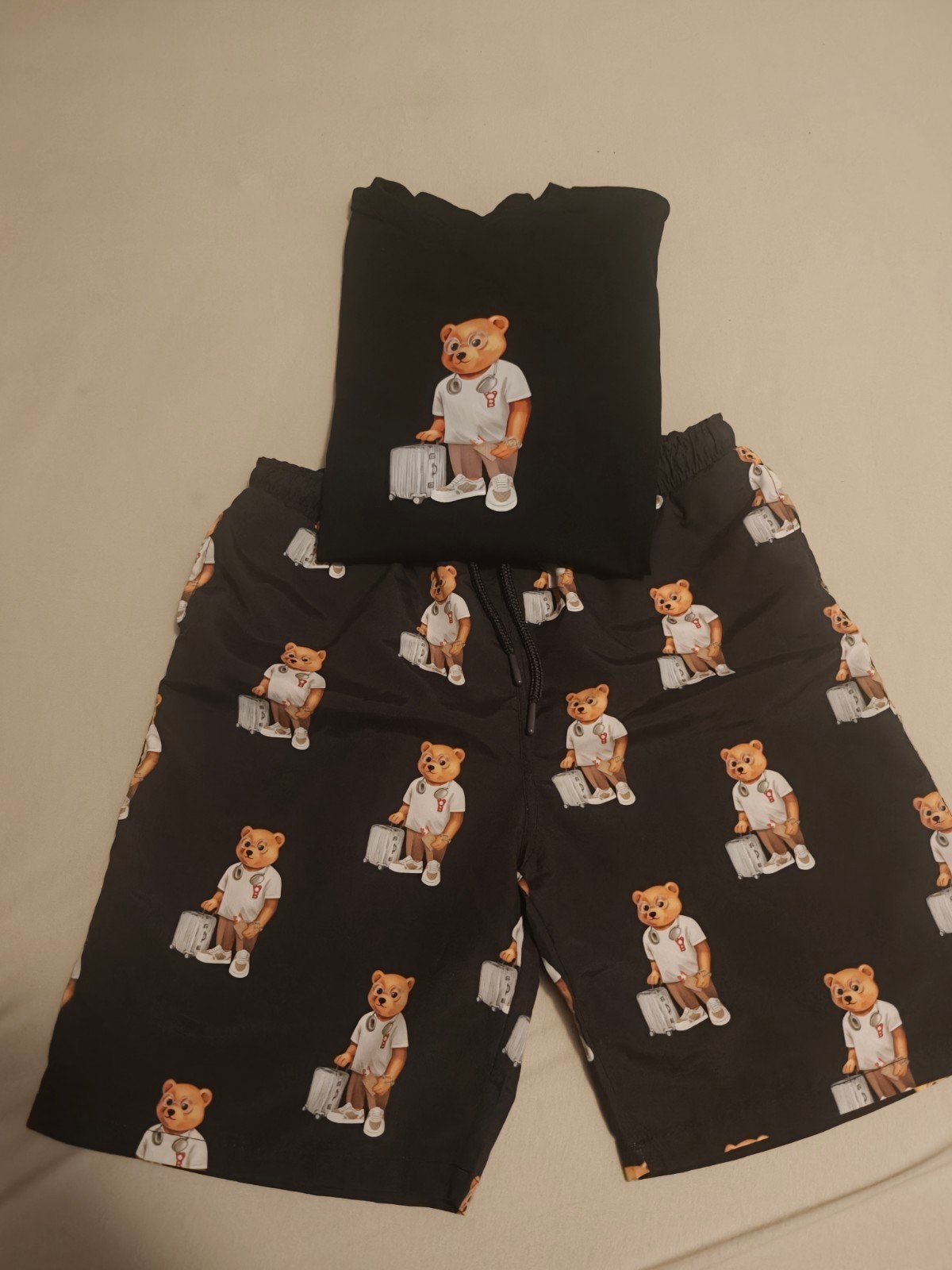 Honeygang zwemshort met teddybeer print, Kinderen en Baby's, Kinderkleding | Maat 164, Ophalen of Verzenden, Zo goed als nieuw