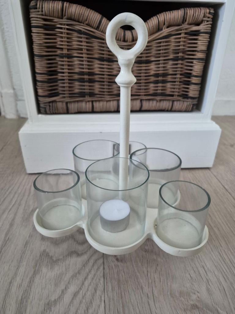 Rivièra Maison Lisbon hurricane mini kaarsen houder, Huis en Inrichting, Woonaccessoires | Etagères, Ophalen