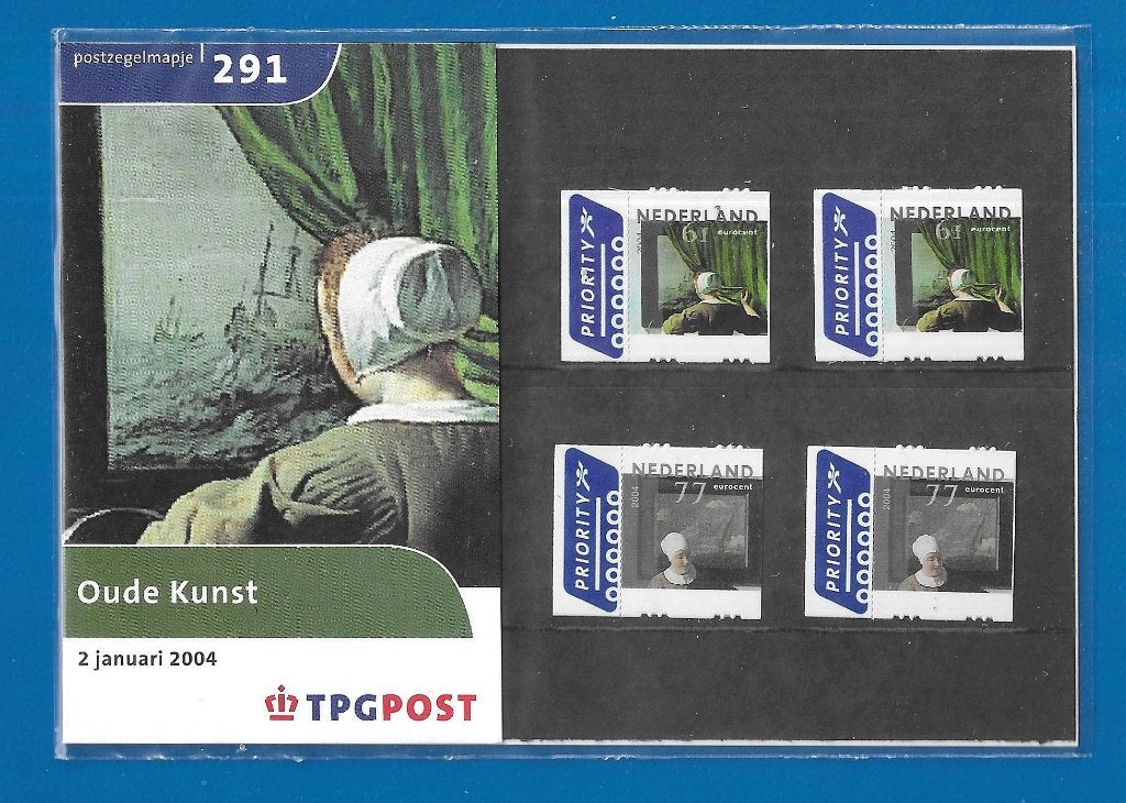 Postzegelmapje 291 - Oude Kunst 2004, Postzegels en Munten, Postzegels | Nederland, Verzenden, Na 1940, Postfris