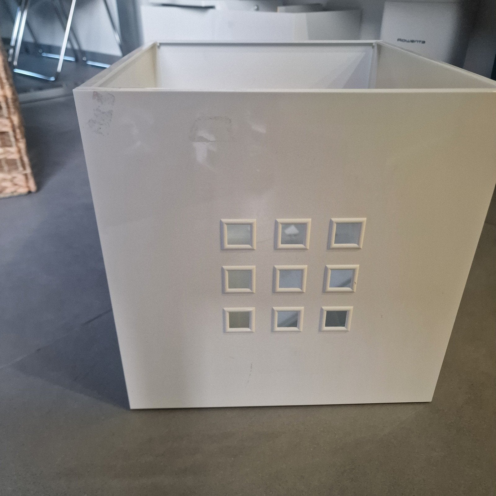 1 witte Lekman opbergbakken 33x33x38 cm, Ophalen, Gebruikt, Minder dan 50 cm