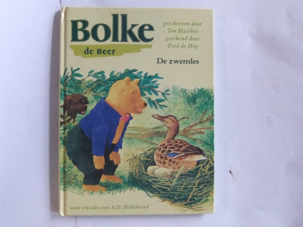 Bolke de Beer: De zwemles - Ton Hasebos & Fred de Hey, Boeken, Gelezen, Fictie algemeen, Verzenden, Ton Hasebos