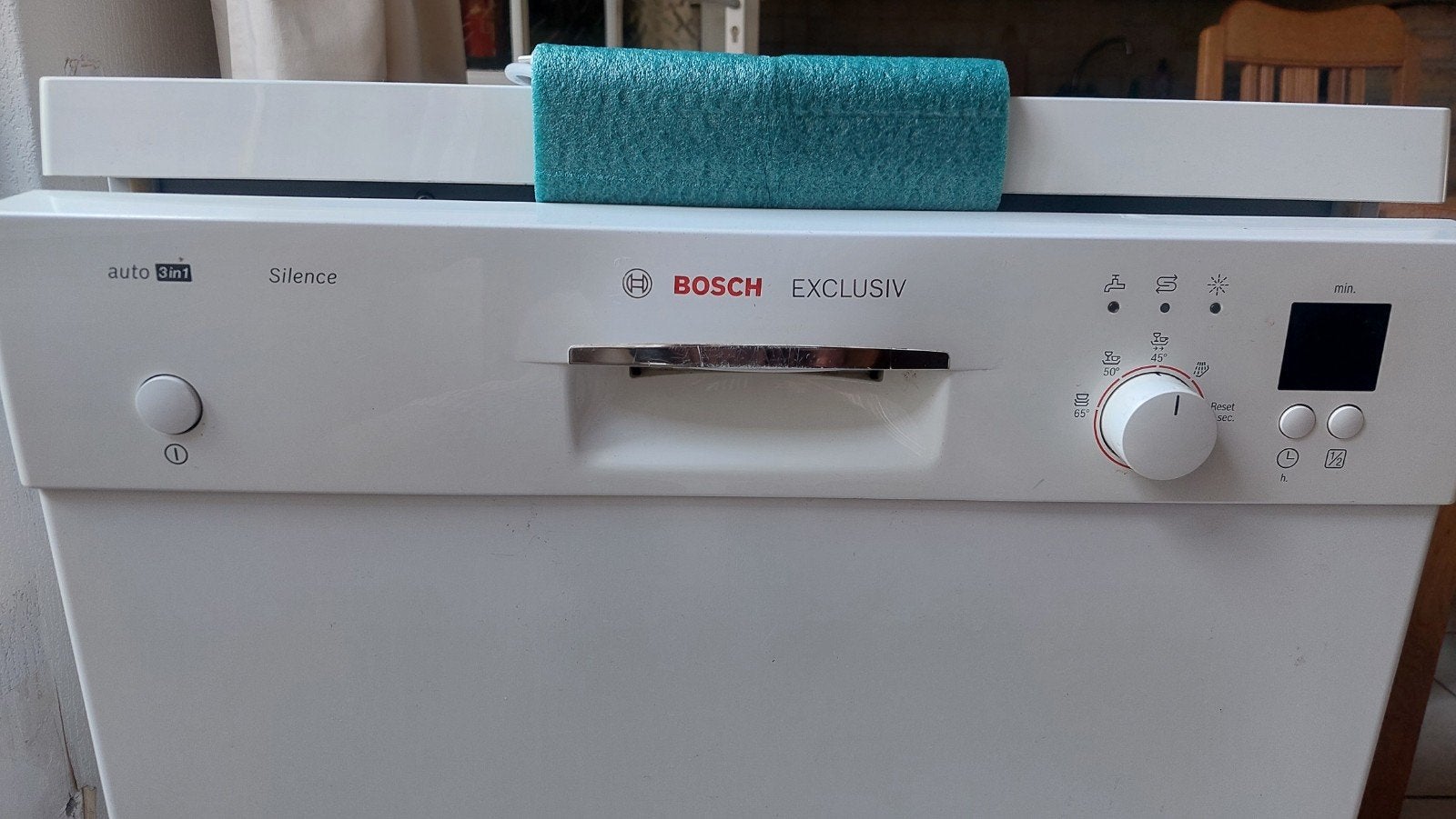 Bosch Exclusiv Silence Vaatwasser - Wit, Gebruikt, 60 cm of meer, Ophalen of Verzenden, 85 tot 90 cm