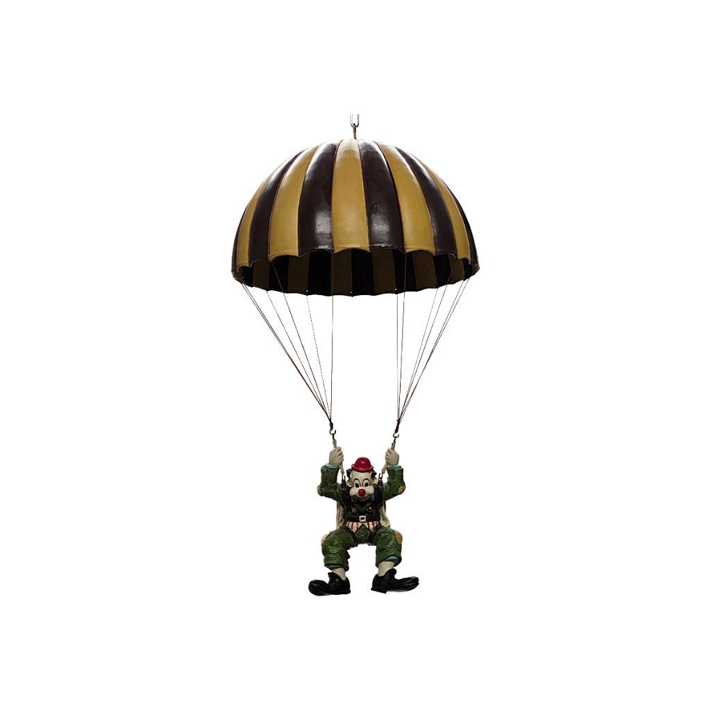 Clown aan parachute in de stijl van Allan Agohob, 20e eeuw, Ophalen of Verzenden