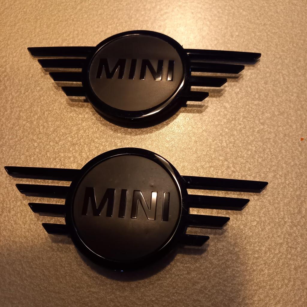 MINI Wing motorkap en achterklep logo Black, Ophalen of Verzenden