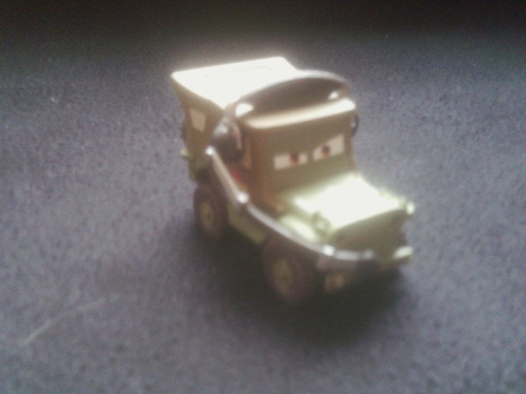 Disney Cars Auto's        Sarge met Koptelefoon, Ophalen of Verzenden, Zo goed als nieuw