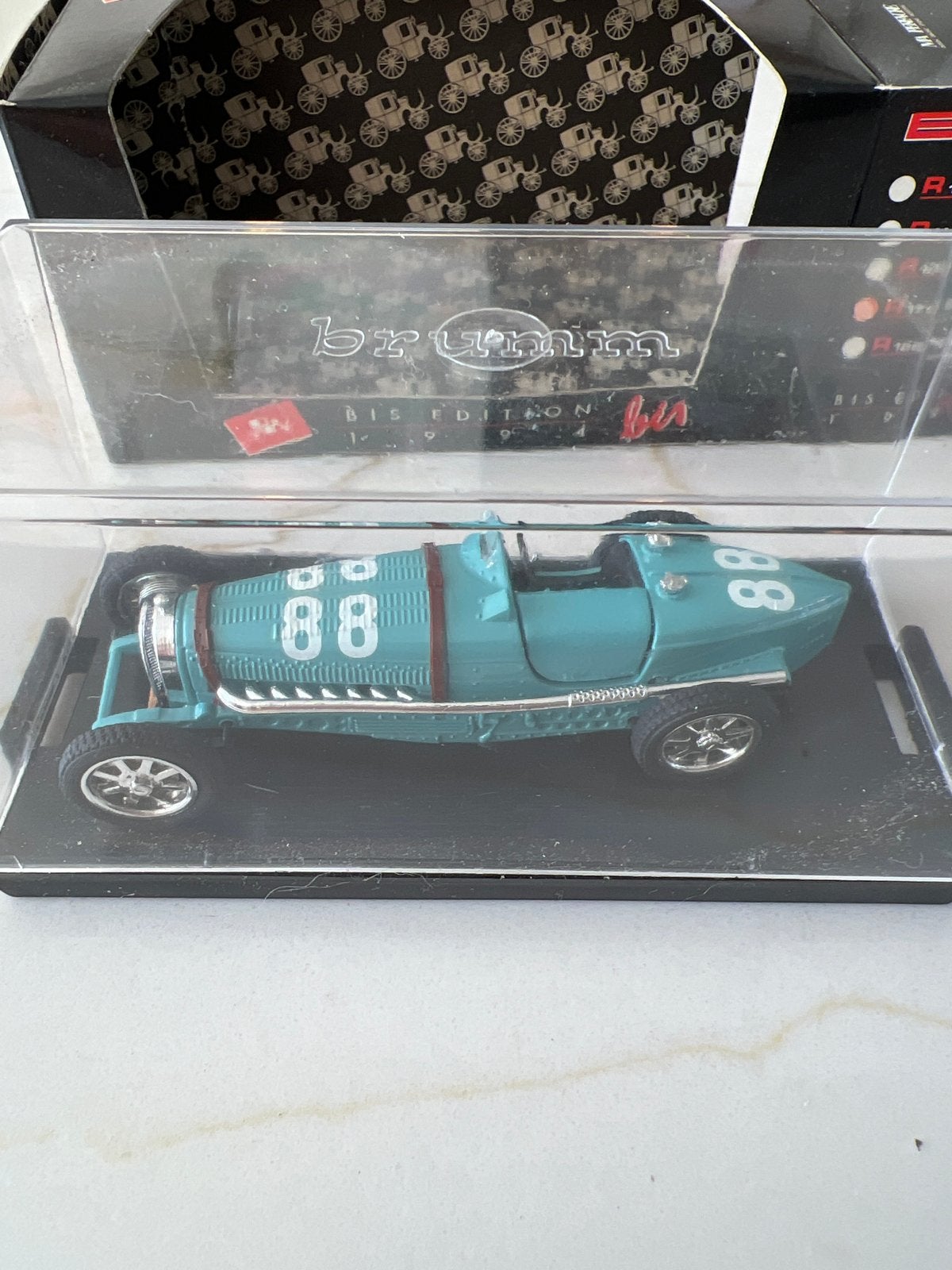 Brumm Bugatti Type 59 Modelauto-Schaal 1:43 Diverse modellen, Ophalen of Verzenden, Zo goed als nieuw, Auto