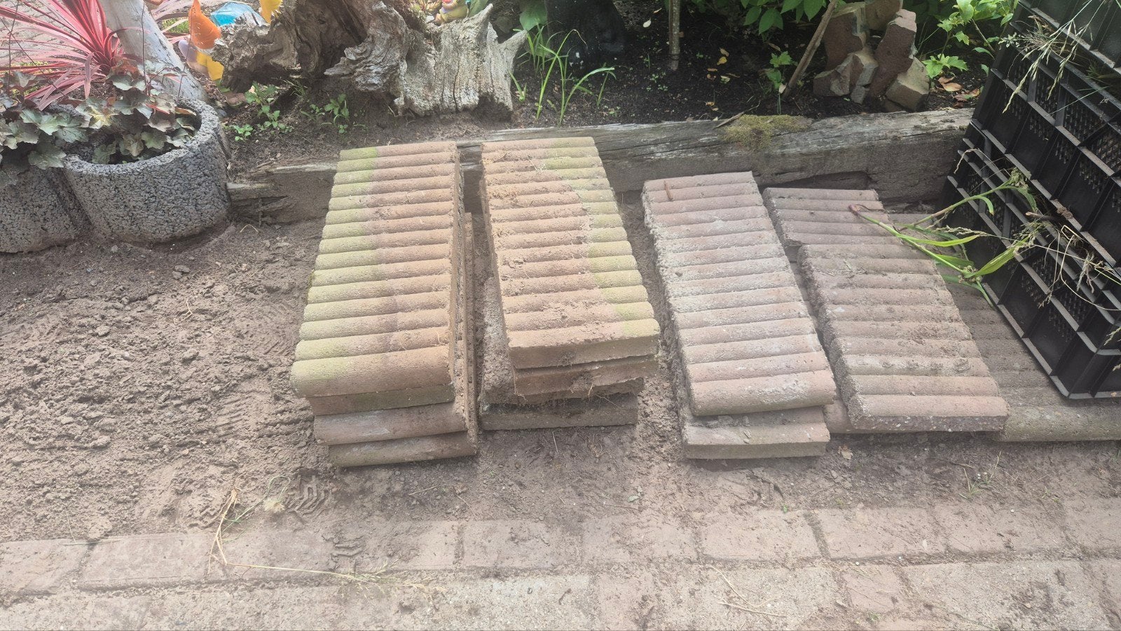 14 betonranden gratis af te halen, Ophalen