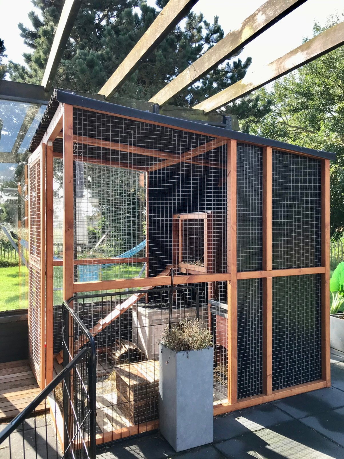 KONIJNENHOK/KIPPENHOK, Dieren en Toebehoren, Ophalen, 90 cm of meer, Konijn, Hok