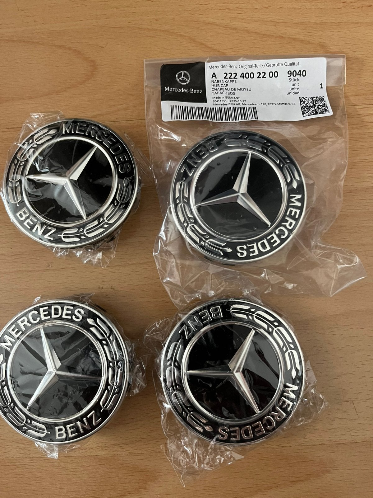 Mercedes naafdoppen originel, Ophalen of Verzenden, Zo goed als nieuw