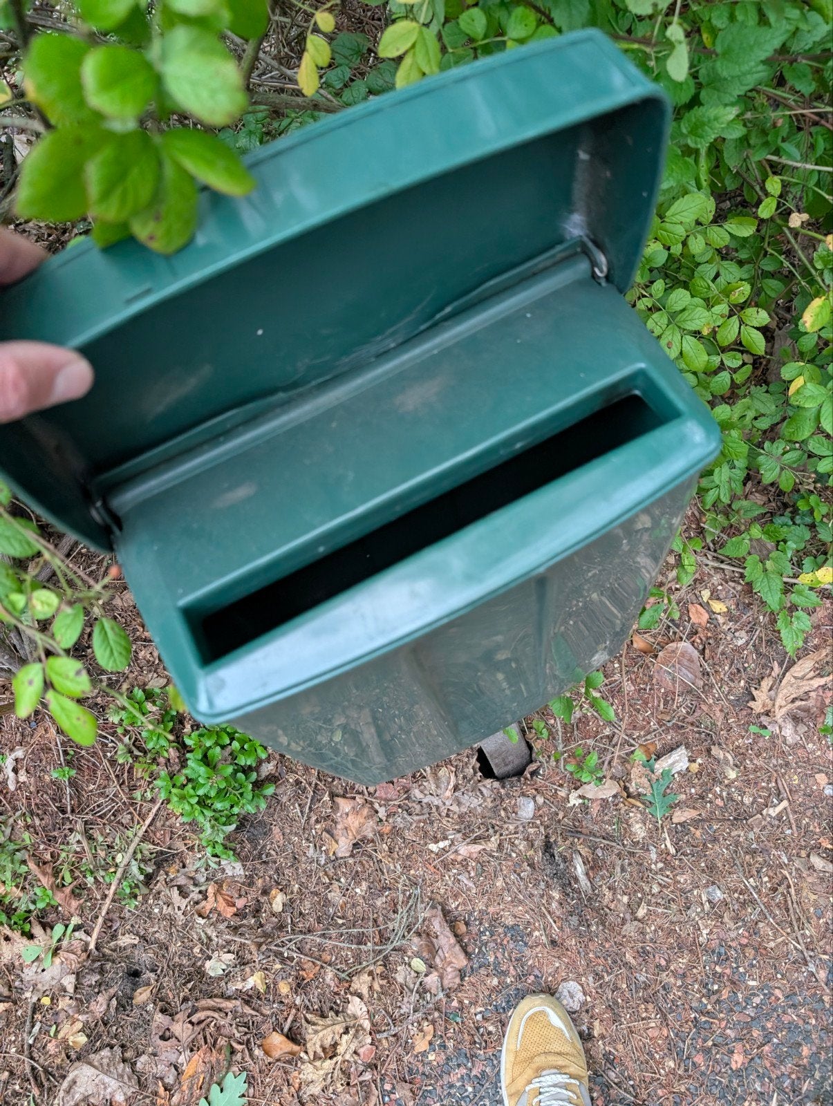 Gebruikte originele PTT brievenbus, Tuin en Terras, Brievenbussen, Ophalen, Gebruikt