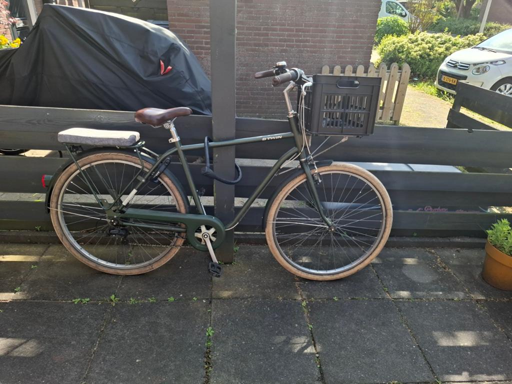 Herenfiets Elops 520 L/XL -, Gebruikt, Velgrem, Versnellingen, 61 tot 65 cm