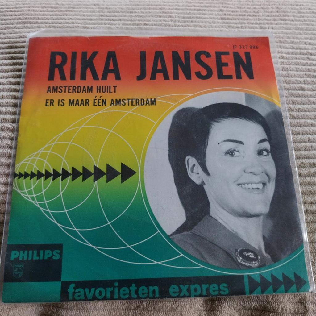 Rika Jansen - Amsterdam Huilt / Er is maar één Amsterdam, Gebruikt, Originele persing, 7 inch, Single