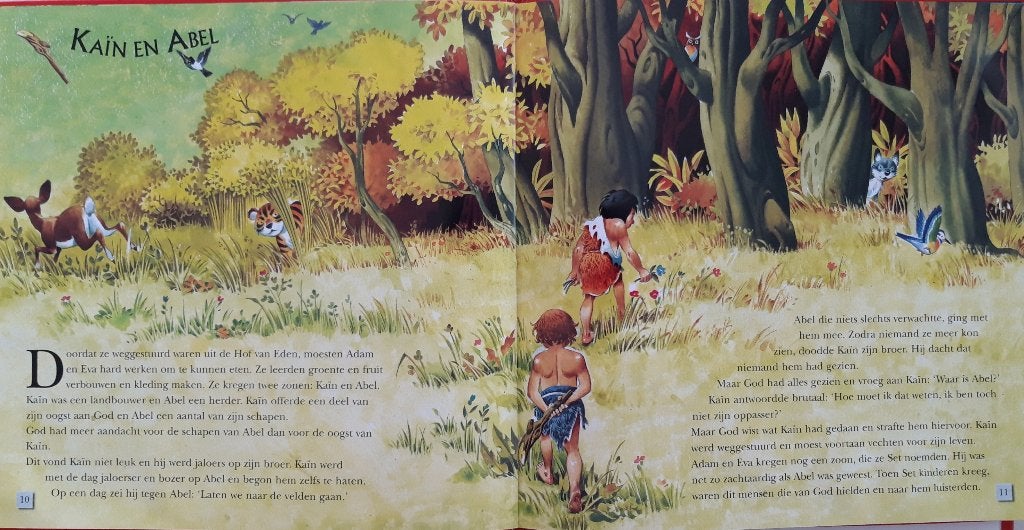 Kinderbijbel Tony Wolf - Prachtige Illustraties, Boeken, Kinderboeken | Kleuters, Gelezen, Tony Wolf, Non-fictie, Ophalen of Verzenden