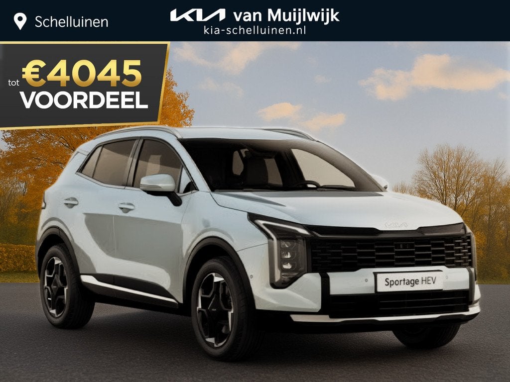 Kia Sportage 1.6 T-GDi Hybrid DynamicLine Nu €4.500,- voor, Auto's, Kia, Bedrijf, Te koop, Sportage, ABS, Achteruitrijcamera, Adaptive Cruise Control