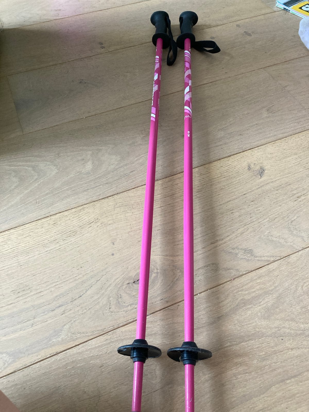 Roze ski stokken 85 cm, Overige merken, Gebruikt, Stokken, Ophalen of Verzenden