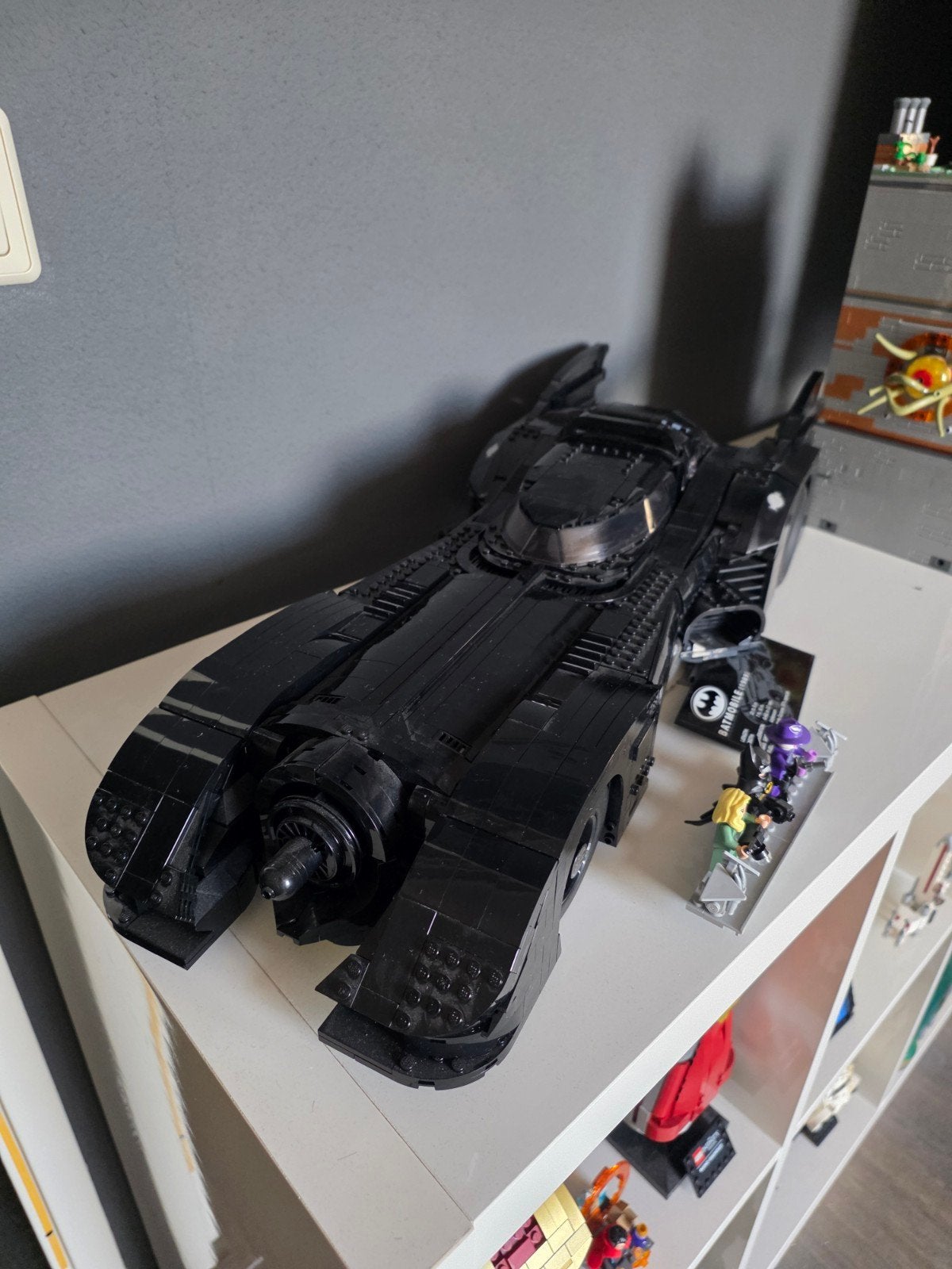 Lego Batmobile (1989) met minifiguren + doos en boekjes, Ophalen, Zo goed als nieuw, Overige merken