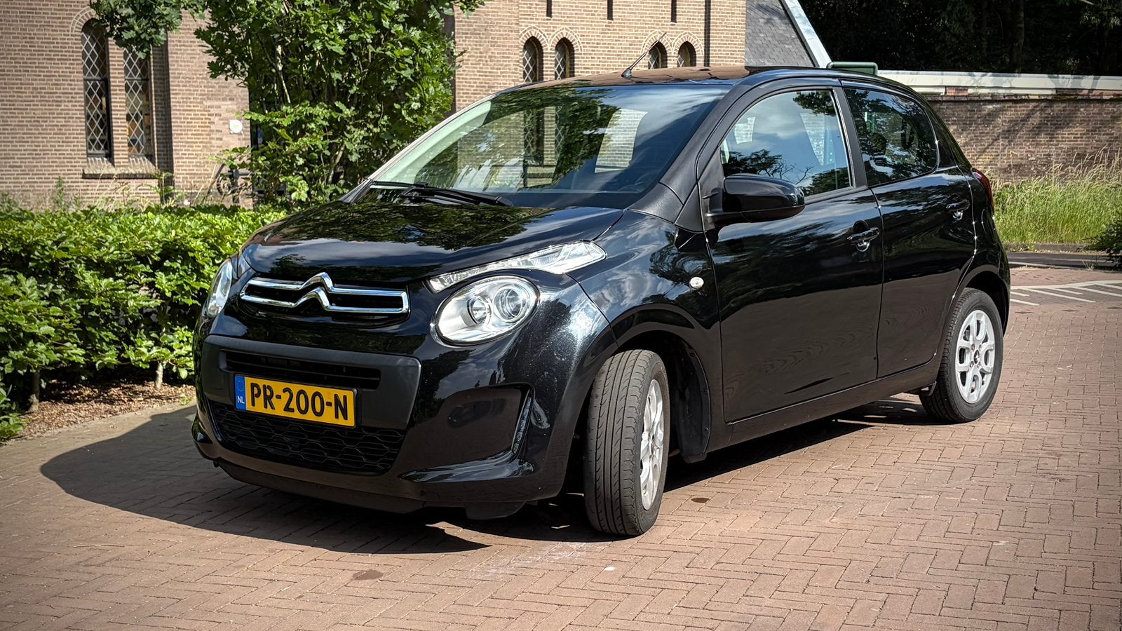 Citroën C1 1.0VTi Selection | 82.000km NAP | Airco | 5-deurs, Auto's, Voorwielaandrijving, Stof, Zwart, 4 stoelen