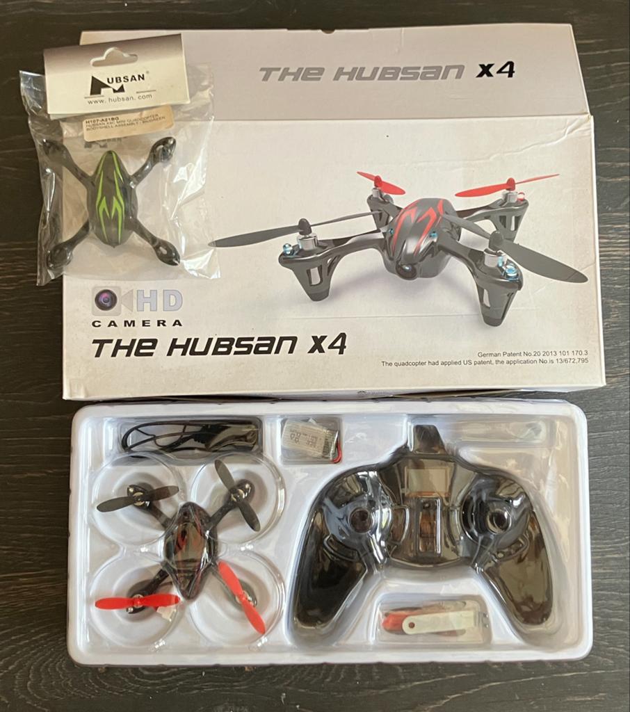 Hubsan X4 Mini Drone met HD Camera en Controller, Ophalen, Gebruikt, Basiskwaliteit, Verlichting