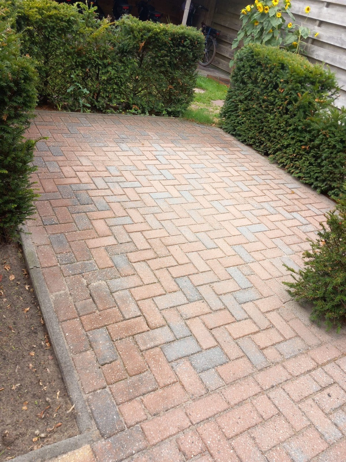 klinkers met bandjes, Ophalen, Gebruikt, Beton, Klinkers