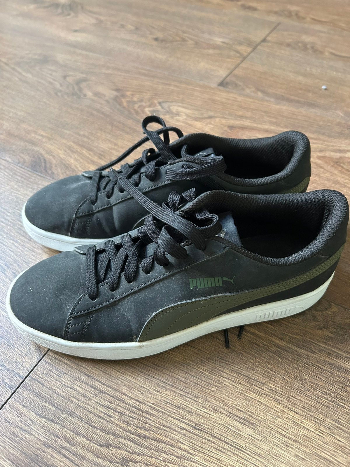 Schoenen 39 puma zwart groen, Ophalen of Verzenden, Gedragen, Zwart