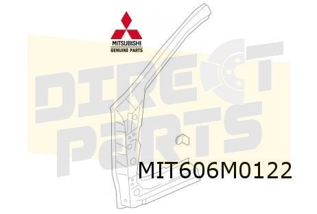 Mitsubishi Space Star (2/20-) A-stijl Rechts Origineel! 5311, Auto-onderdelen, -, -, Mitsubishi, -