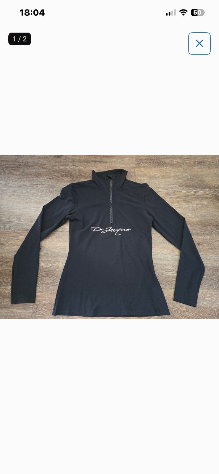 GEZOCHT deze trui van Dejacque in maat L/XL, Ophalen of Verzenden, Zo goed als nieuw, Maat 46/48 (XL) of groter, Zwart