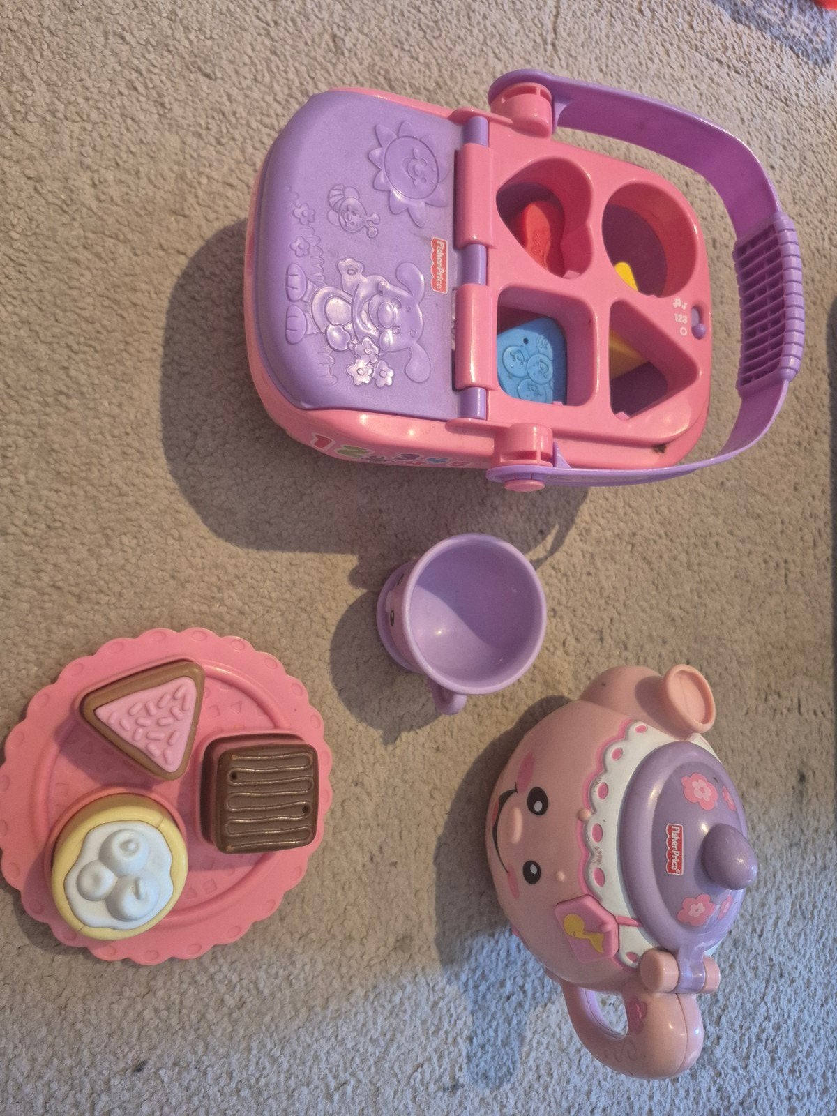 Fisher-Price Vormenstoof Picknickmand met Geluid, Kinderen en Baby's, Speelgoed | Fisher-Price, Ophalen, Gebruikt, Speelset, Met geluid