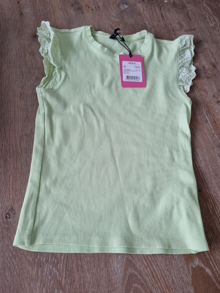 Nieuwe top shirt The Sting Amy & Ivy maat XS lime groen, Kleding | Dames, Nieuw, Ophalen of Verzenden, Amy & Ivy, Korte mouw