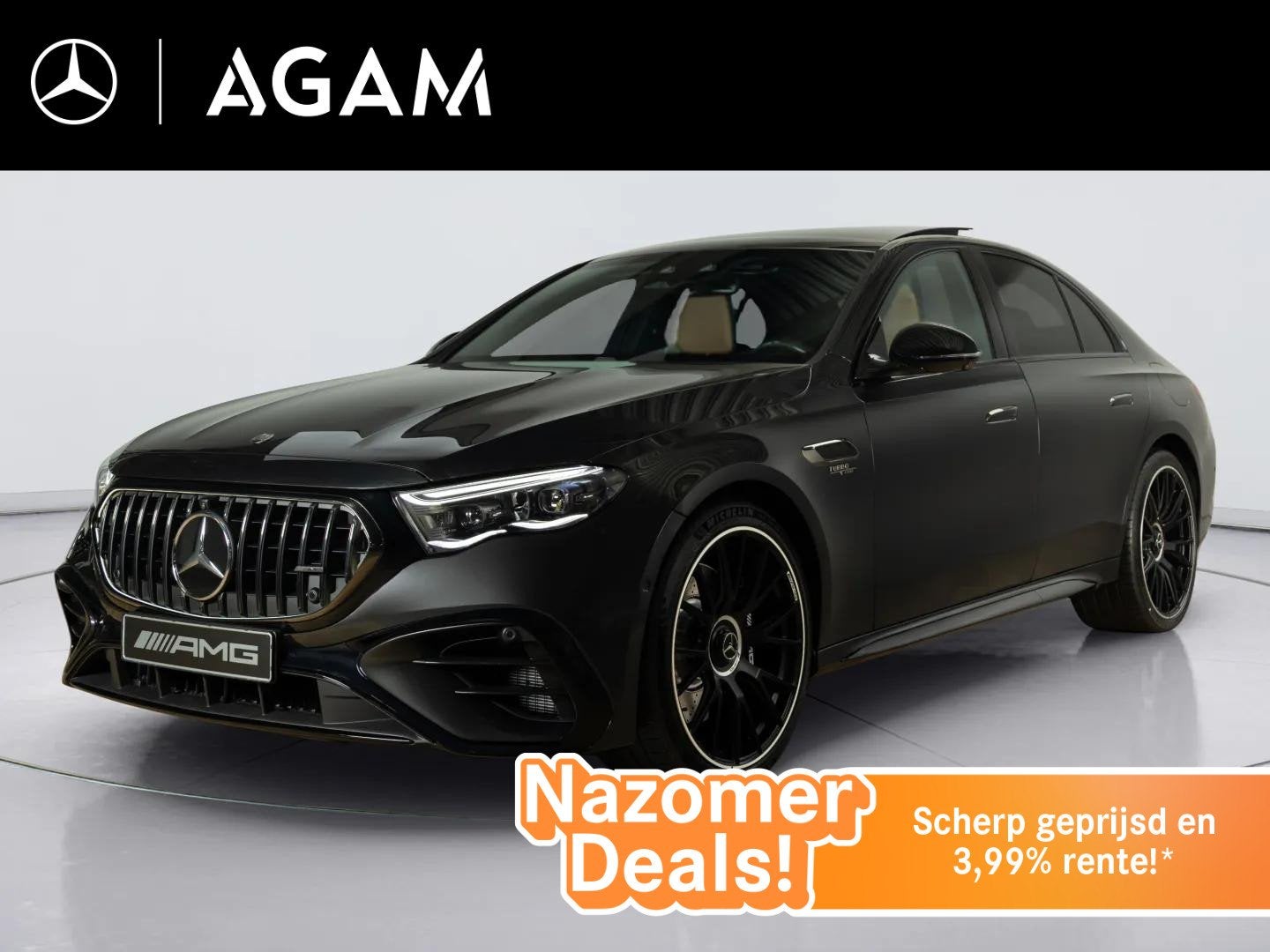 Mercedes-AMG E-Klasse Limousine 53 4MATIC+ Night Edition, Auto's, Automaat, Stof, Euro 6, Overige carrosserieën