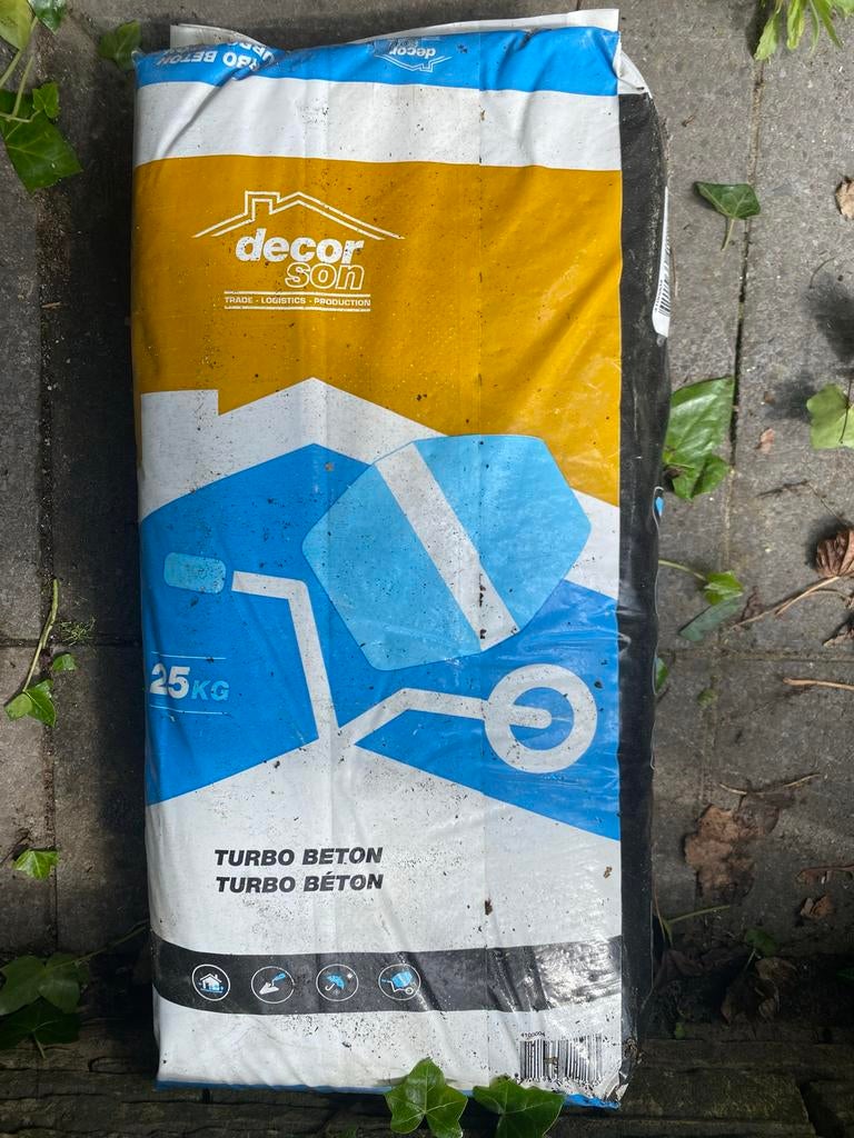 Decor Son Turbo Beton 2x 25 kg zakken, Ophalen, Nieuw