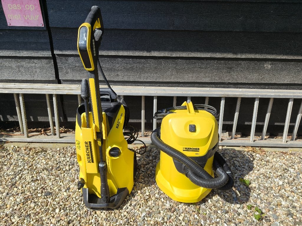 Kärcher K4 Power Control + Kärcher WD3, Tuin en Terras, Hogedrukreinigers, Ophalen of Verzenden, Elektrisch