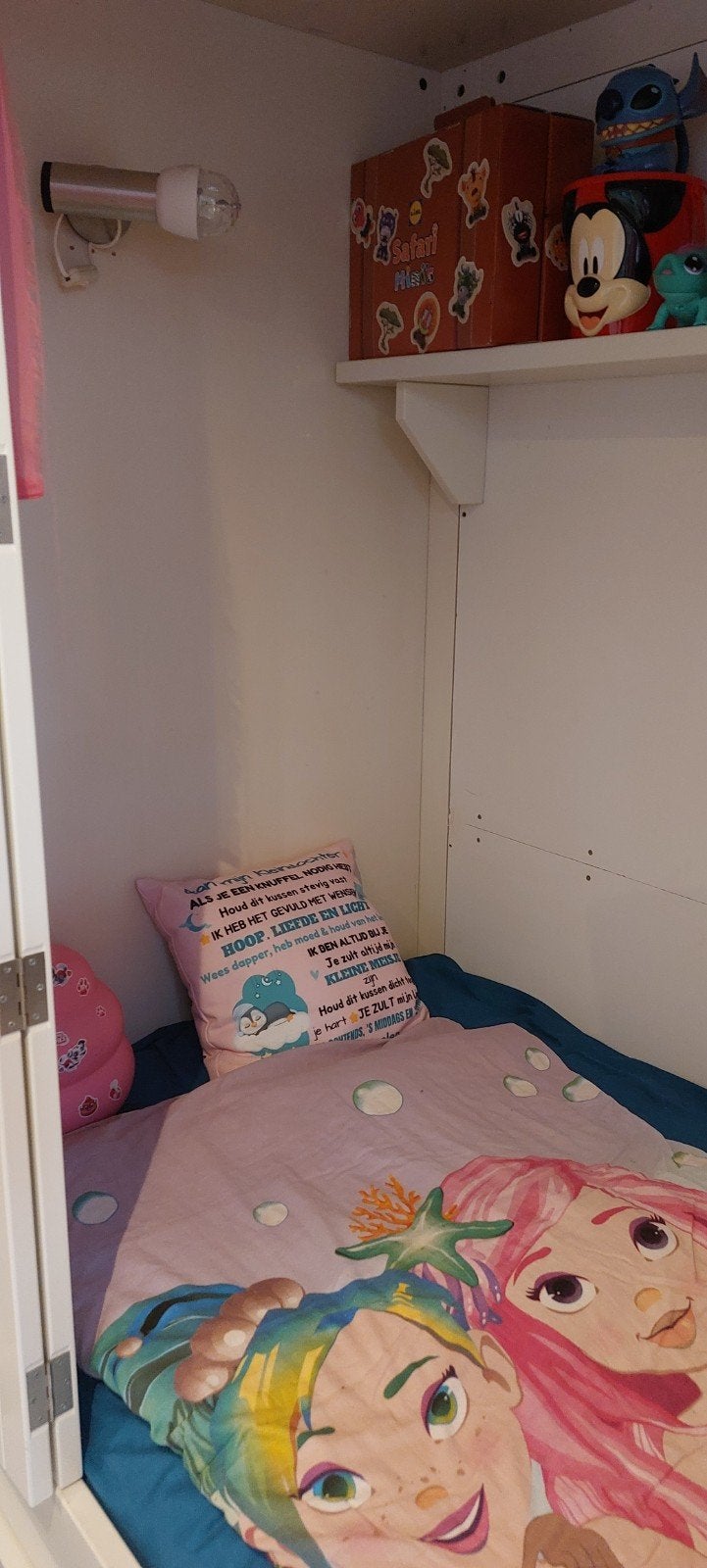 leuke bedstee, Ophalen of Verzenden, Eenpersoons, Hout