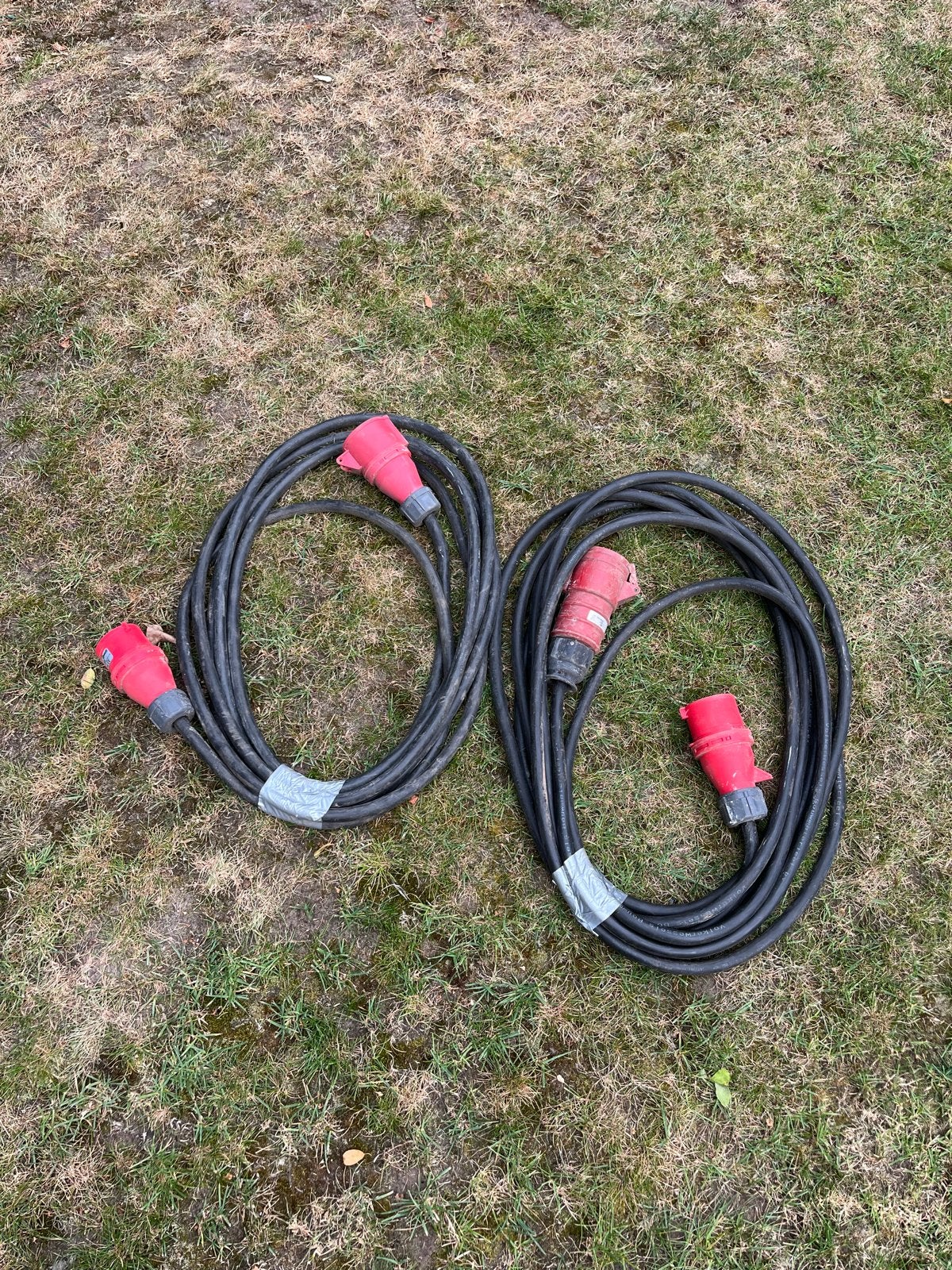 2x CEE verlengkabel 32A 5-polig krachtstroom, Ophalen, Gebruikt, Kabel of Snoer
