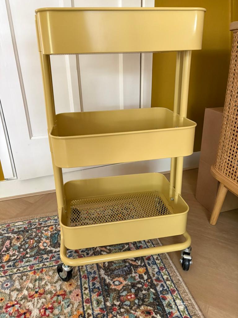 Ikea RASKOG, Ophalen, Metaal of Aluminium, Zo goed als nieuw, 75 cm of meer