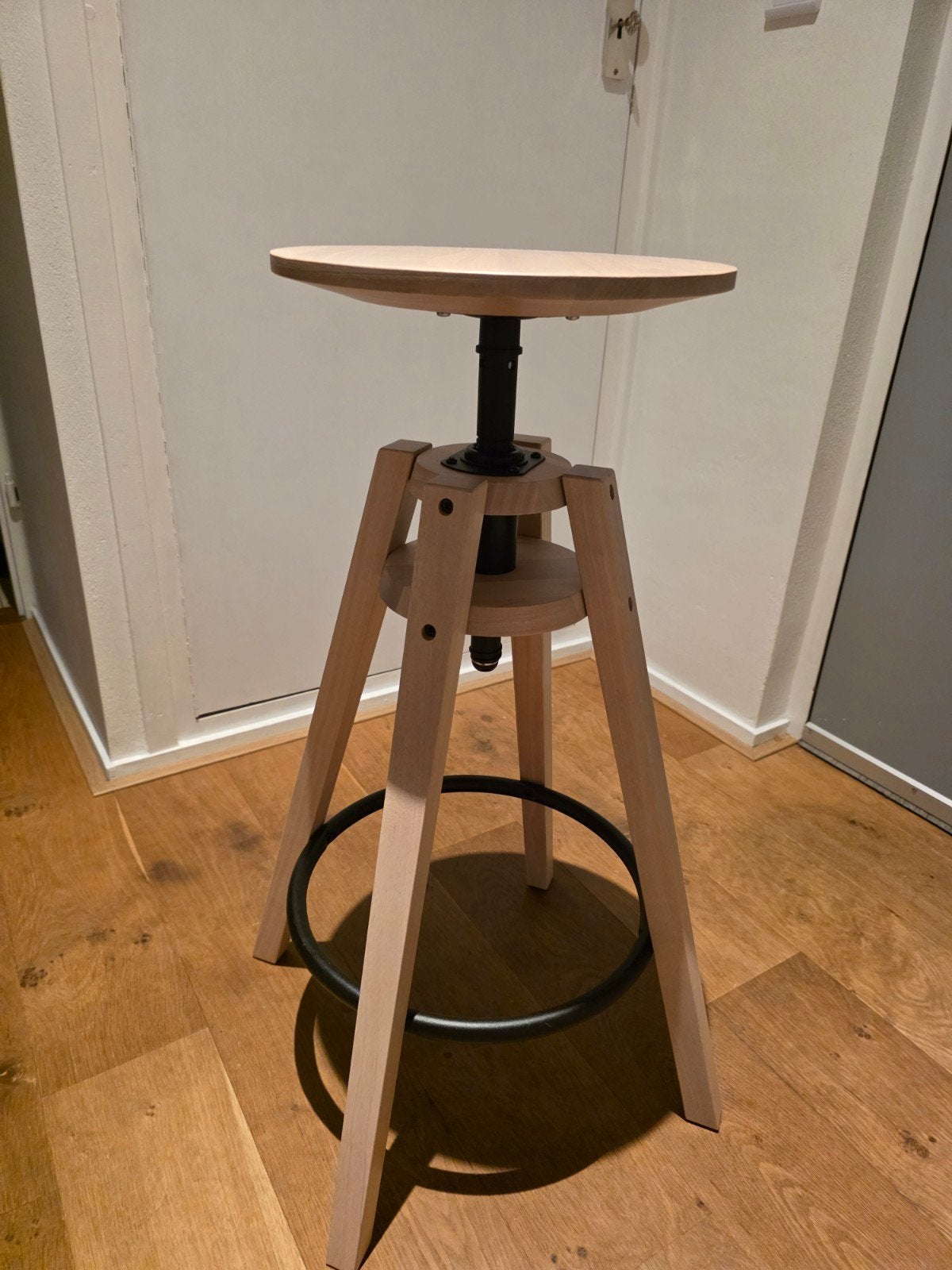 Ikea Dalfred barkruk berken (nieuw), 1 kruk, Ophalen, Nieuw, 60 tot 90 cm